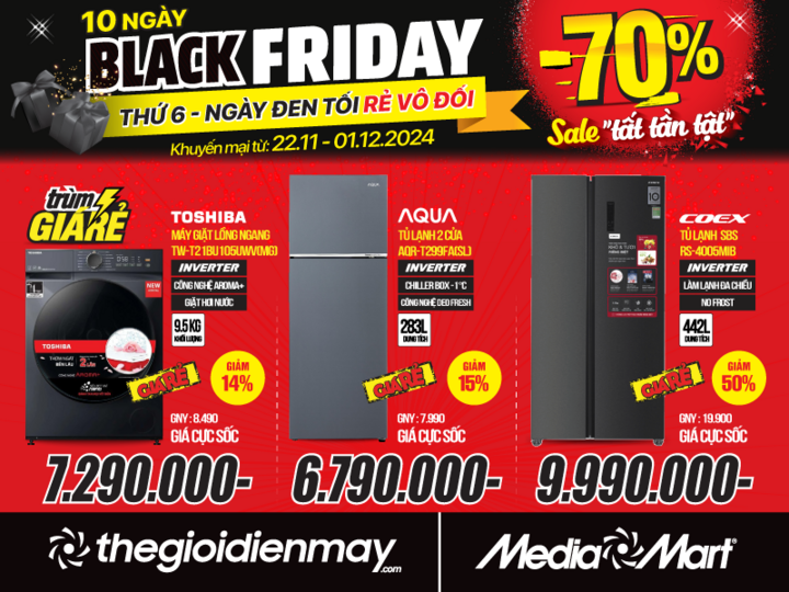 Black Friday: MediaMart sale sập sàn đến 70% hàng nghìn sản phẩm - 3