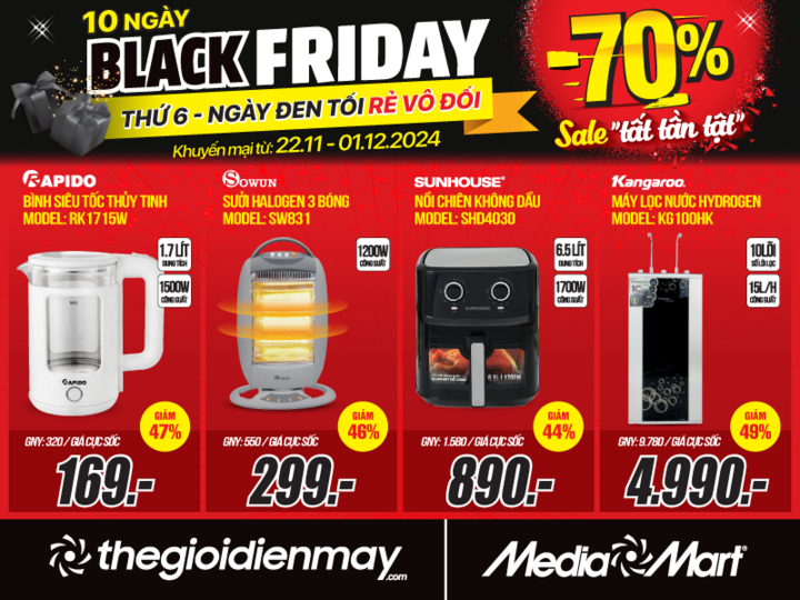 Black Friday: MediaMart sale sập sàn đến 70% hàng nghìn sản phẩm - 4