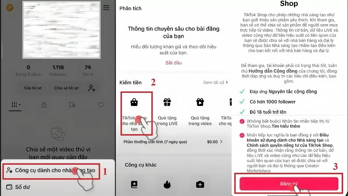 Xem ngay cách mở TikTok Shop khi chưa đủ follow, chưa đủ điều kiện