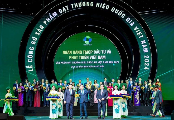 BIDV được vinh danh “Thương hiệu quốc gia”