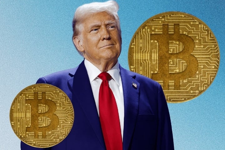 Chiến thắng của ông Donald Trump trở thành động lực cho Bitcoin. (Ảnh: Investopia).