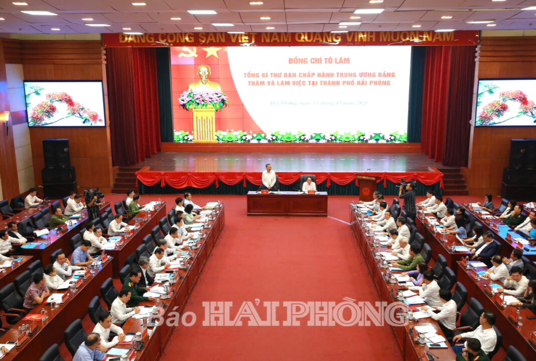 Bộ Công Thương sẵn sàng đồng hành và hỗ trợ thành phố Hải Phòng trong việc phát triển các lĩnh vực công nghiệp, năng lượng, thương mại