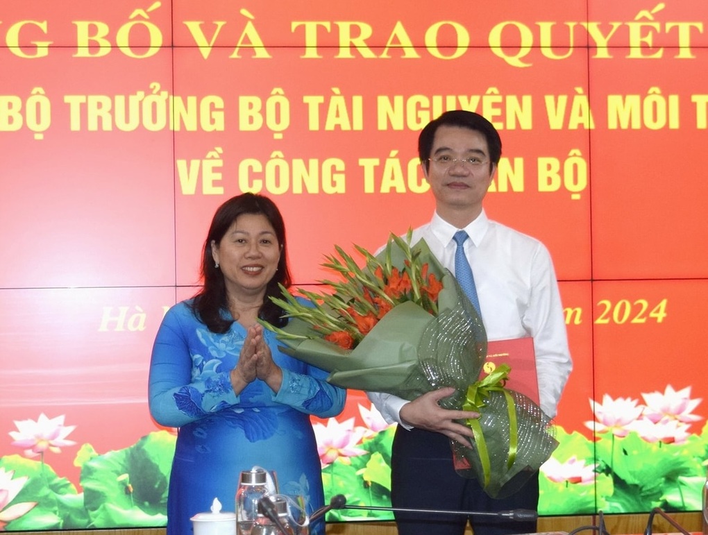 Bộ Tài nguyên và Môi trường bổ nhiệm Vụ trưởng Tổ chức cán bộ - 1