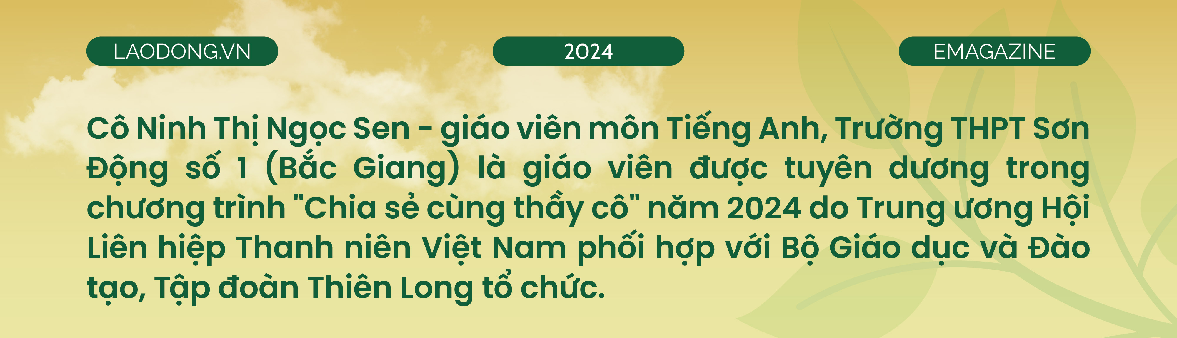 Nữ giáo viên người Tày