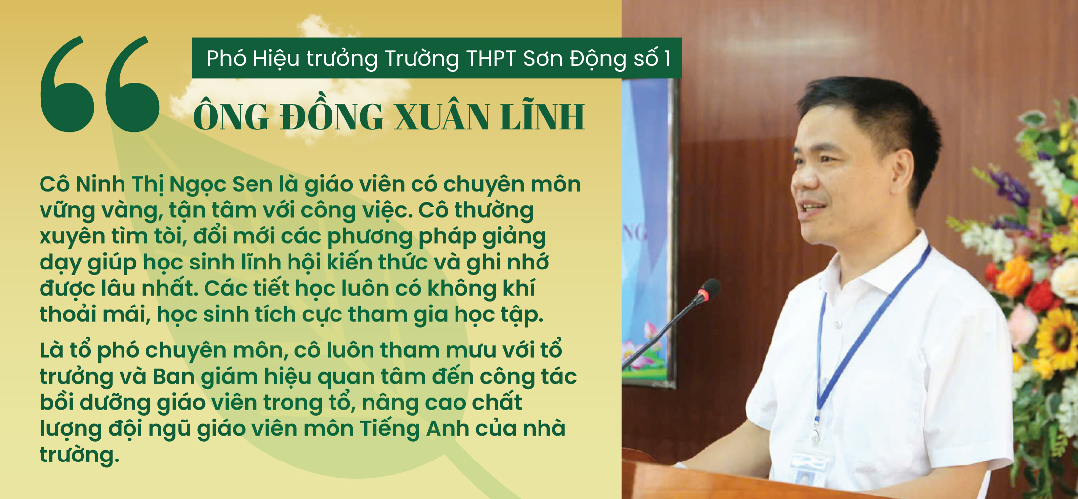 Nữ giáo viên người Tày