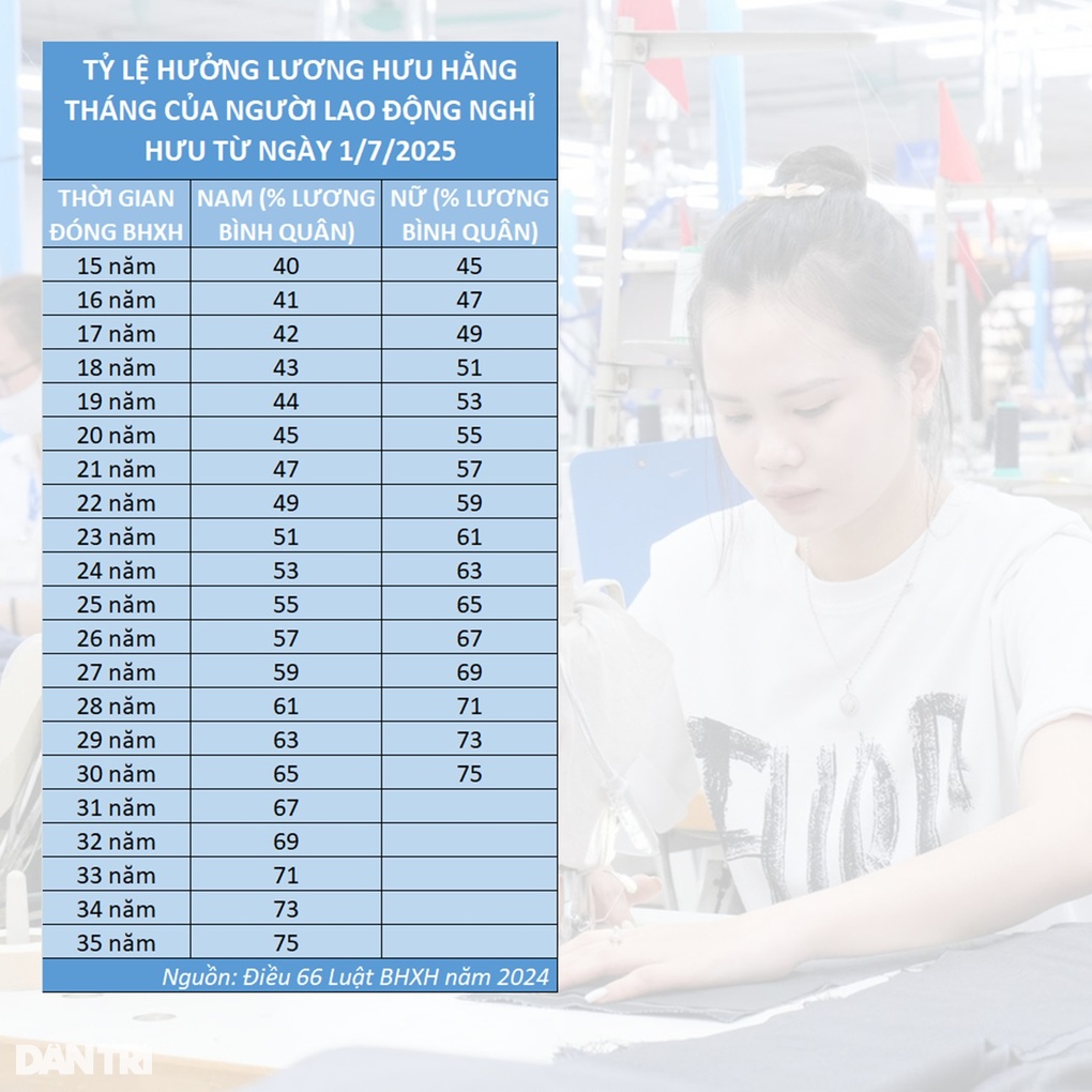 Cách tính lương hưu nhân viên Nhà nước tham gia BHXH từ năm 2025 - 2