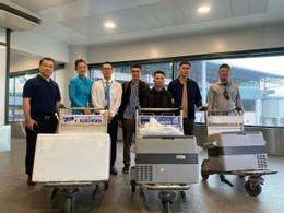 1. El vuelo VN214 de Vietnam Airlines, que cubría la ruta Ciudad Ho Chi Minh - Hanoi, transportaba el corazón y los órganos de un donante del Hospital Thong Nhat (Ciudad Ho Chi Minh.jpg).