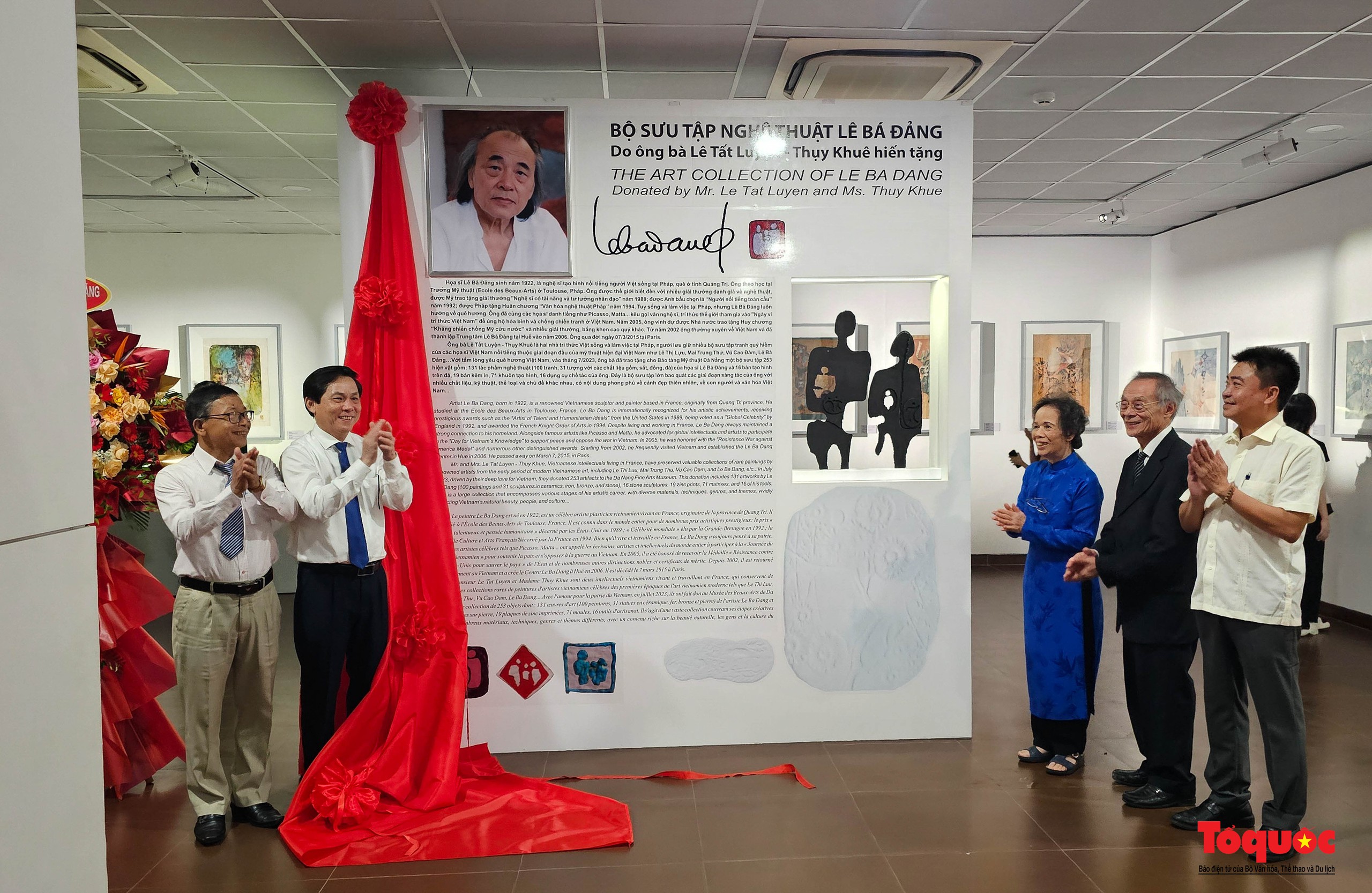 ແຈ້ງການຈັດວາງສະຖານທີ່ວາງສະແດງ “ສະສົມສິລະປະ ເລບ່າດາ” - ຮູບ 1. Công bố không gian trưng bày “Bộ sưu tập nghệ thuật Lê Bá Đảng” - Ảnh 1.