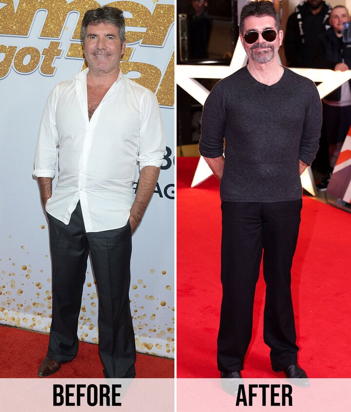 Simon Cowell (65 tuổi), giám khảo của chương trình America's Got Talent có màn "lột xác" ngoạn mục nhờ giảm cân thành công. (Ảnh: She Finds)