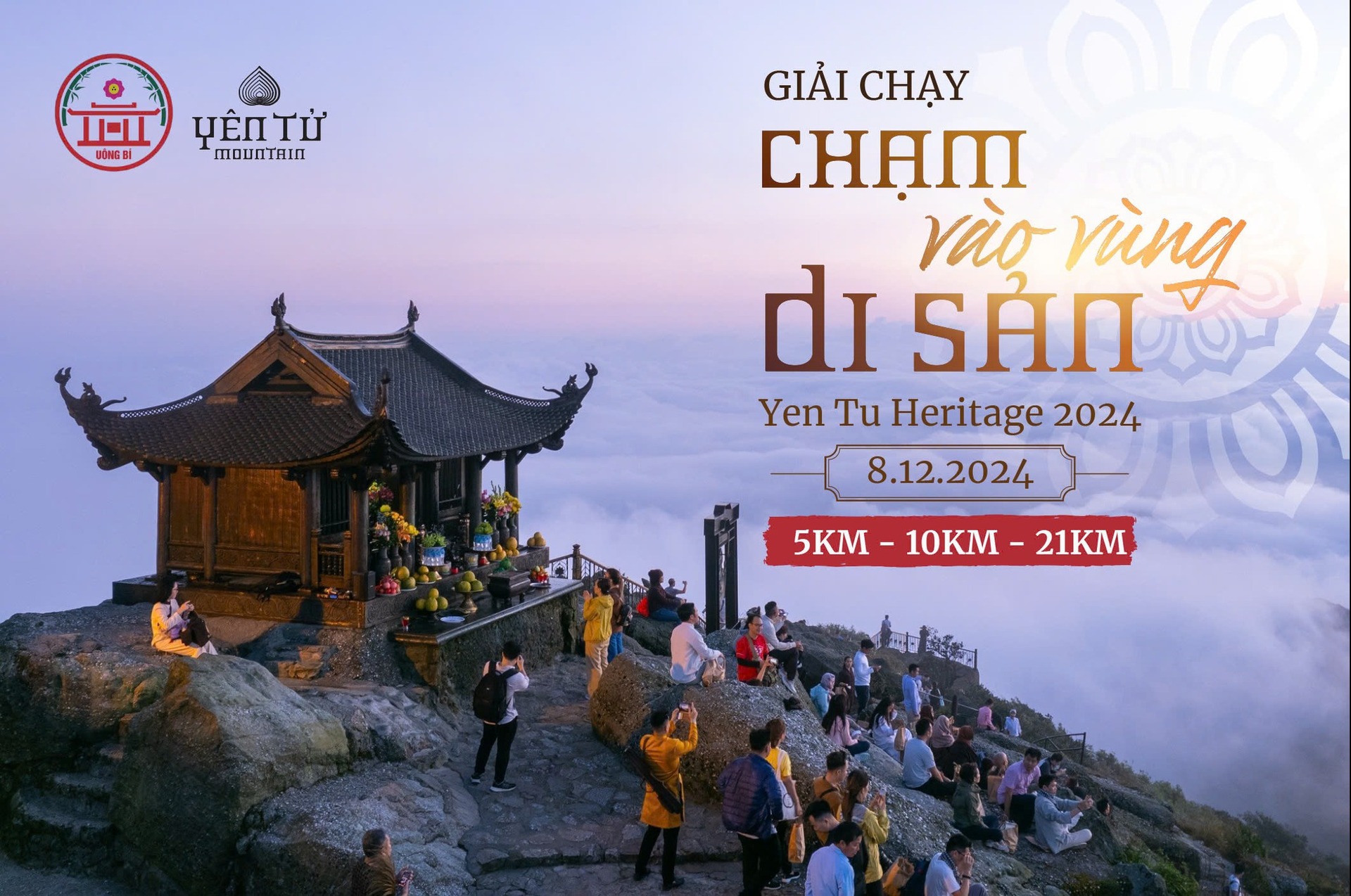 hoi nha bao tinh quang ninh tham gia to chuc giai chay yen tu heritage 2024  cham vao vung di san hinh 1