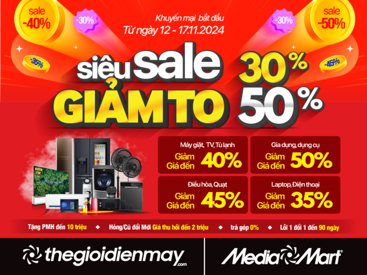 MediaMart Siêu sale đến 50%, cơ hội săn deal sốc độc quyền - 1