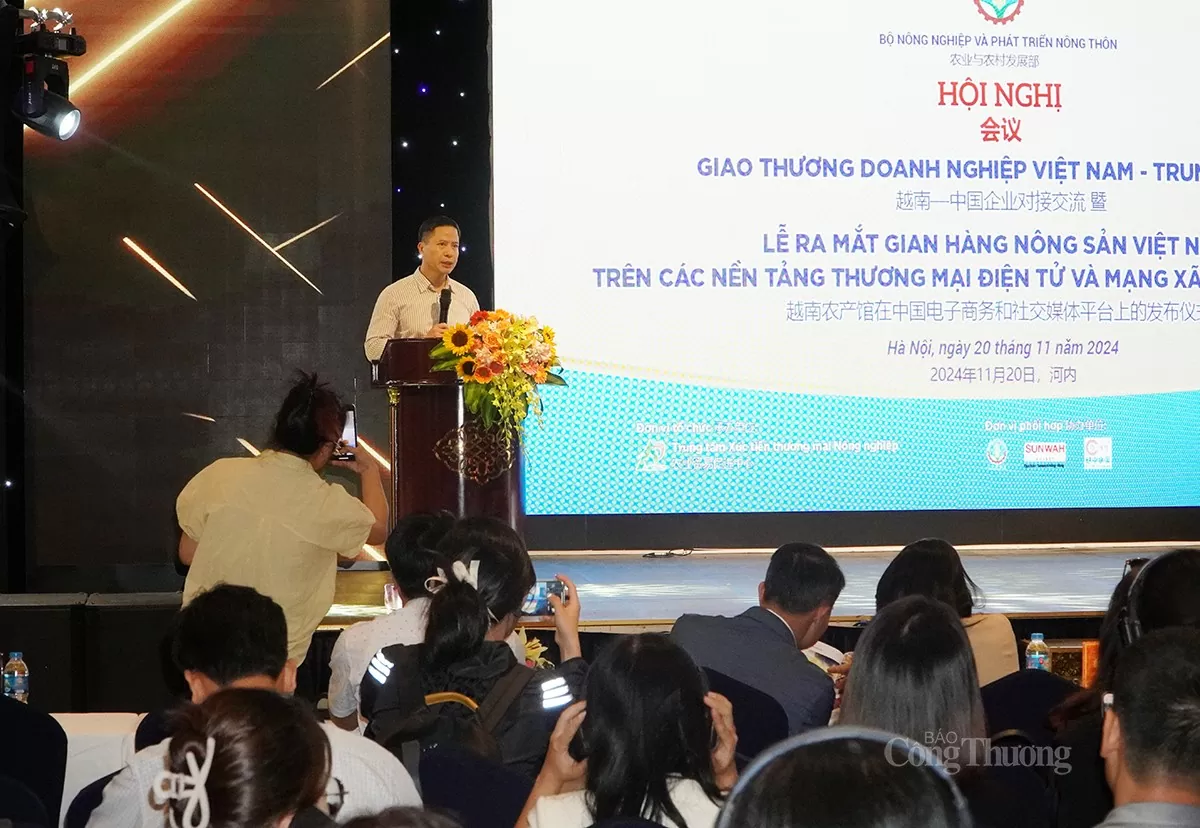 tại Hội nghị giao thương doanh nghiệp Việt Nam – Trung Quốc