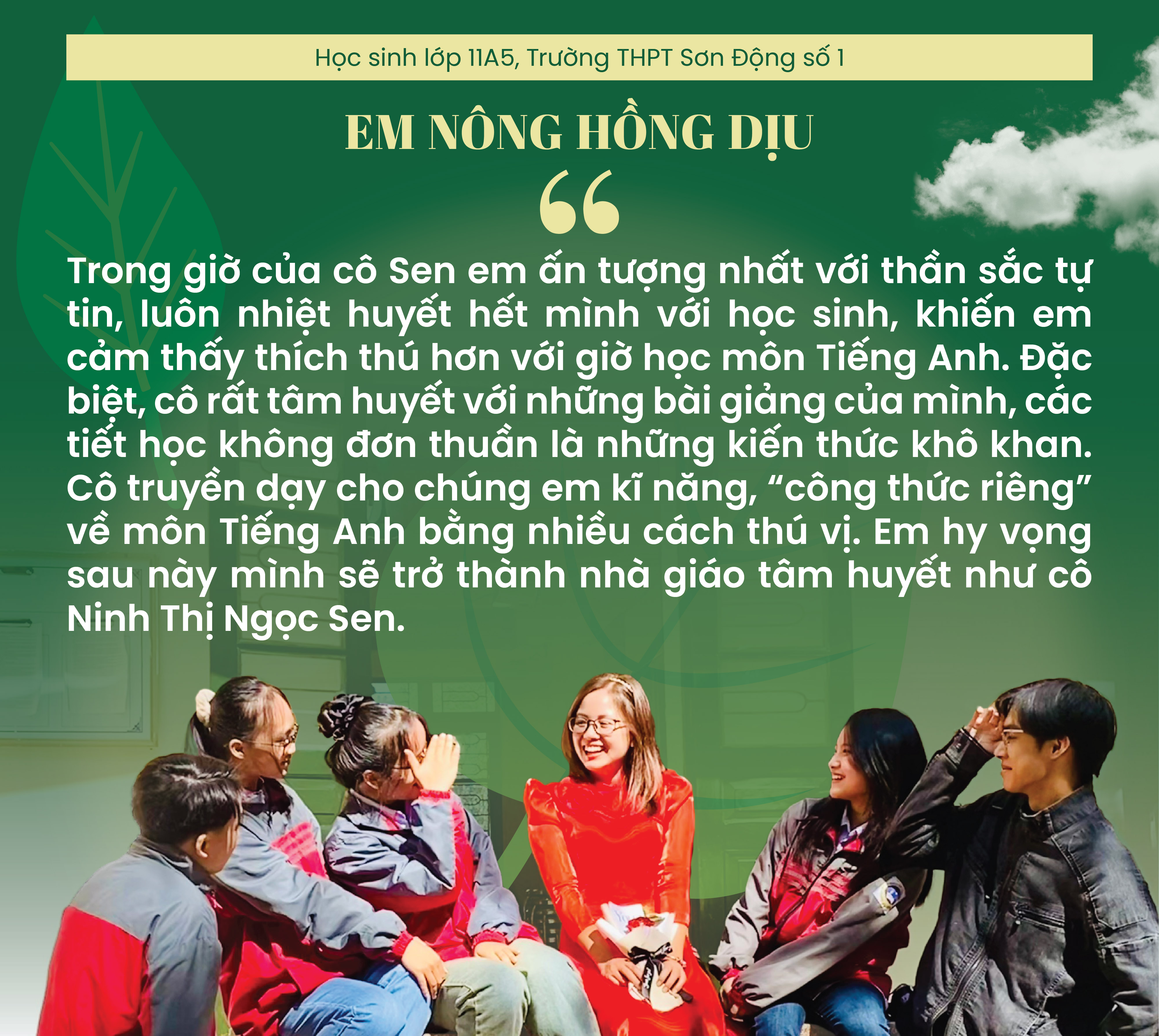 Nữ giáo viên người Tày