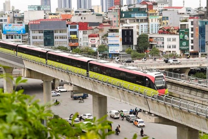 Tuyến đường sắt đô thị kết nối Hà Nội với sân bay Nội Bài dự kiến sẽ được khởi động trong giai đoạn 2024 - 2025.