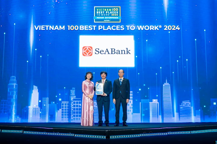 SeABank được vinh danh Nơi làm việc tốt nhất Việt Nam 2024.