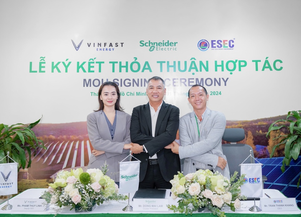 VinFast Energy hợp tác thúc đẩy quản lý năng lượng với Schneider Electric và ESEC - 1