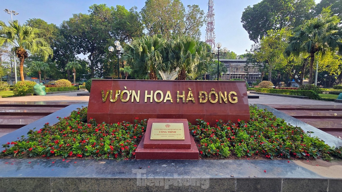 Vườn hoa, công viên tại quận Hà Đông ‘khoác áo mới’ sau khi được đầu tư, cải tạo ảnh 1