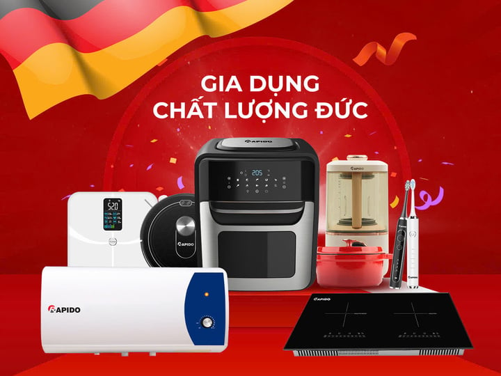 Xu hướng tiêu dùng hiện đại: Sức hút từ sản phẩm gia dụng chất lượng Đức Rapido - 1