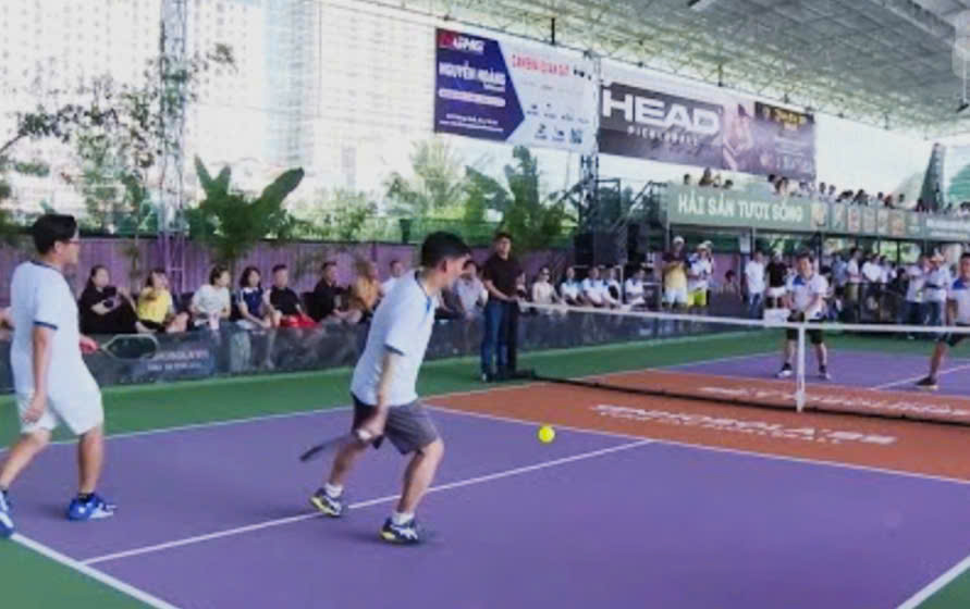 Trào lưu chơi pickleball đang phát triển tại các tỉnh thành khu vực phía Nam.