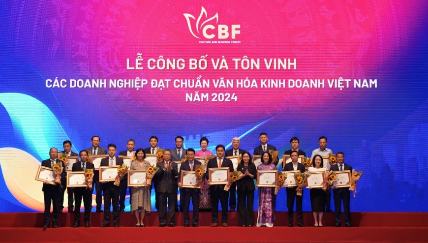 Agribank - Doanh nghiệp đạt chuẩn Văn hóa kinh doanh Việt Nam năm 2024