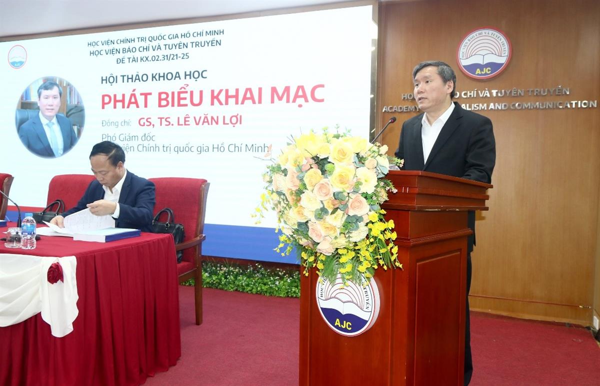 Hội thảo khoa học “Quan điểm, định hướng giải pháp tiếp tục nghiên cứu, vận dụng và phát triển sáng tạo tư tưởng Hồ Chí Minh trong phát triển báo chí - truyền thông Việt Nam đến năm 2030, tầm nhìn đến năm 2045”