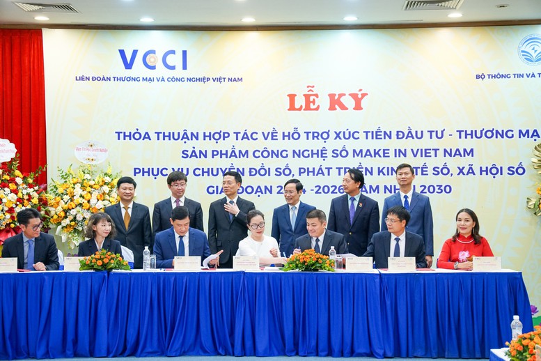 Hợp tác hỗ trợ xúc tiến đầu tư thương mại sản phẩm công nghệ số Make in Vietnam