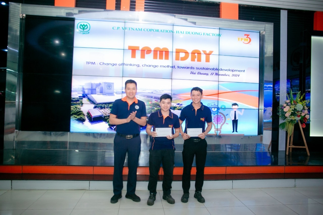 Ngày hội TPM Day tại C.P. Việt Nam- Chi nhánh nhà máy tại Hải Dương.