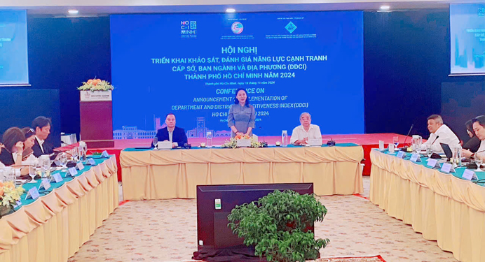 Tại hội nghị triển khai DDCI năm 2024 vừa qua, nhiều nội dung mới, sát với tình hình thực tế được làm rõ và phấn đấu hoàn thành Ảnh: PHAN ANH