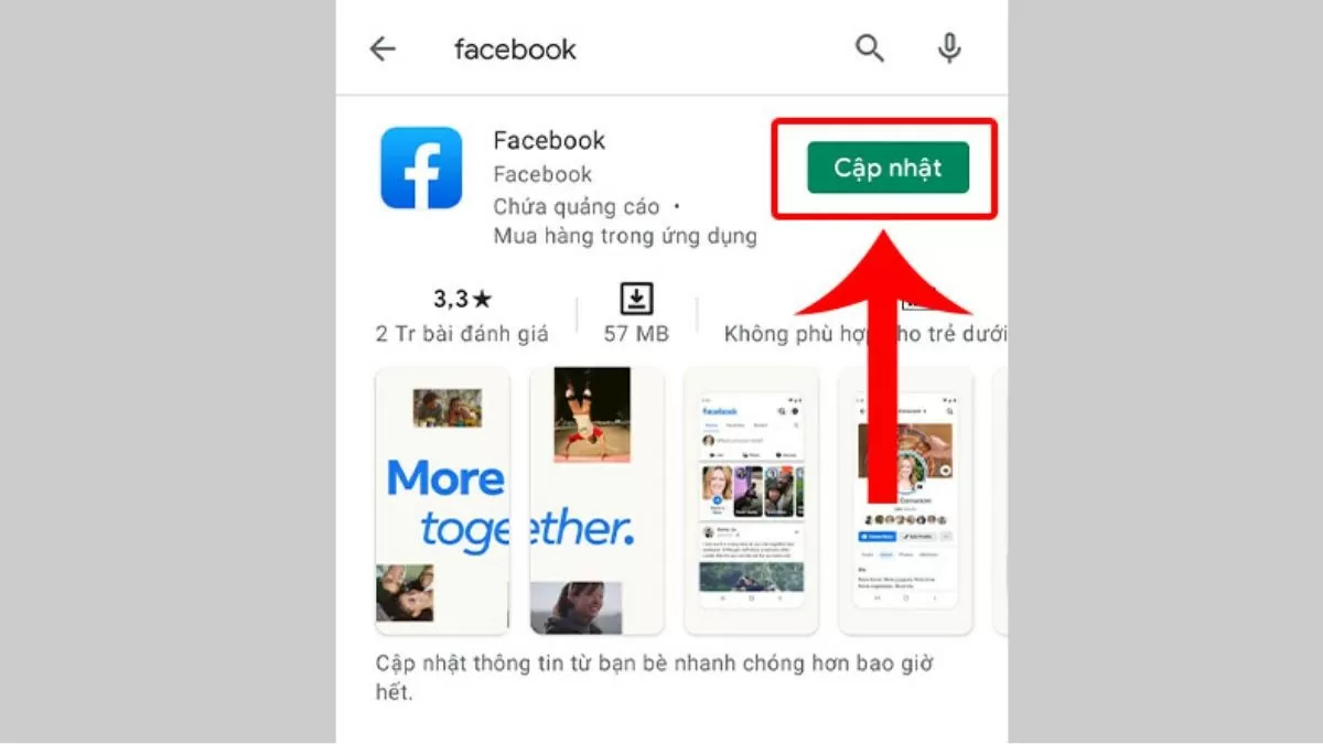 Cập nhật Facebook lên phiên bản mới nhanh chóng nhất