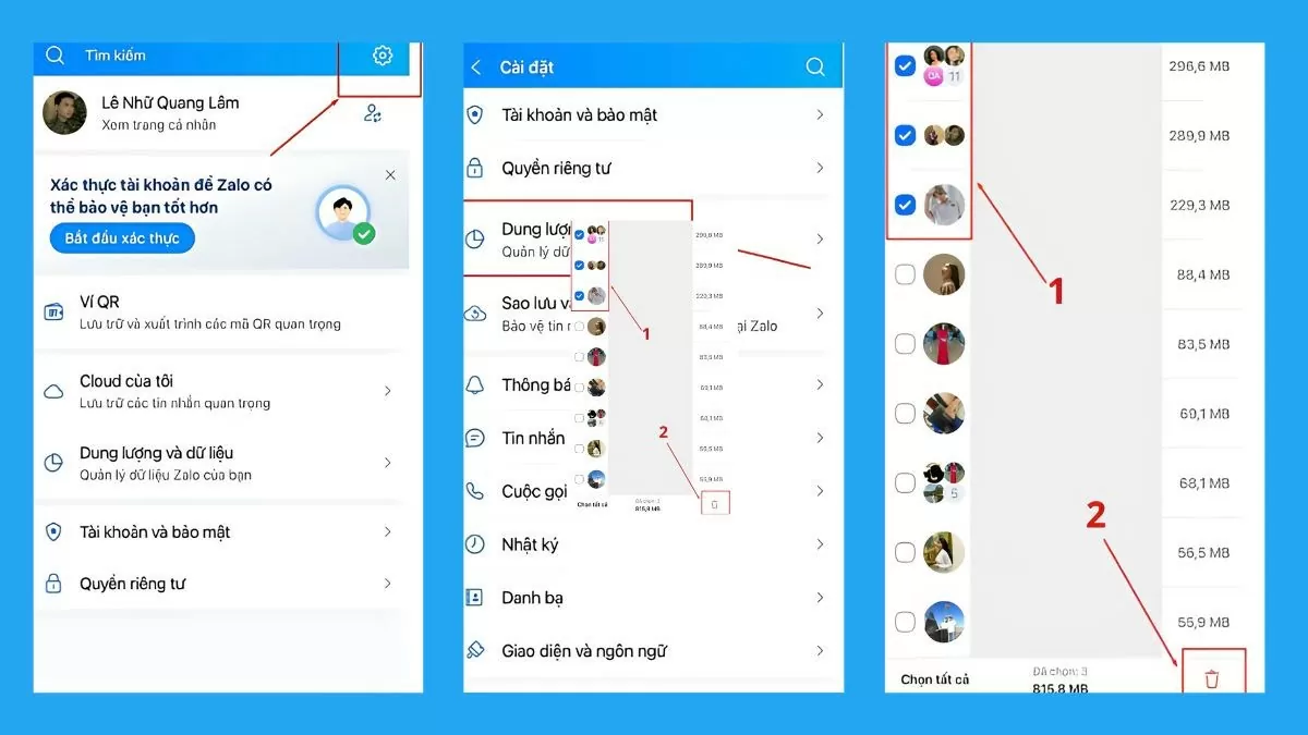 Xem ngay cách xoá dữ liệu trên Zalo vừa đơn giản lại tiện lợi