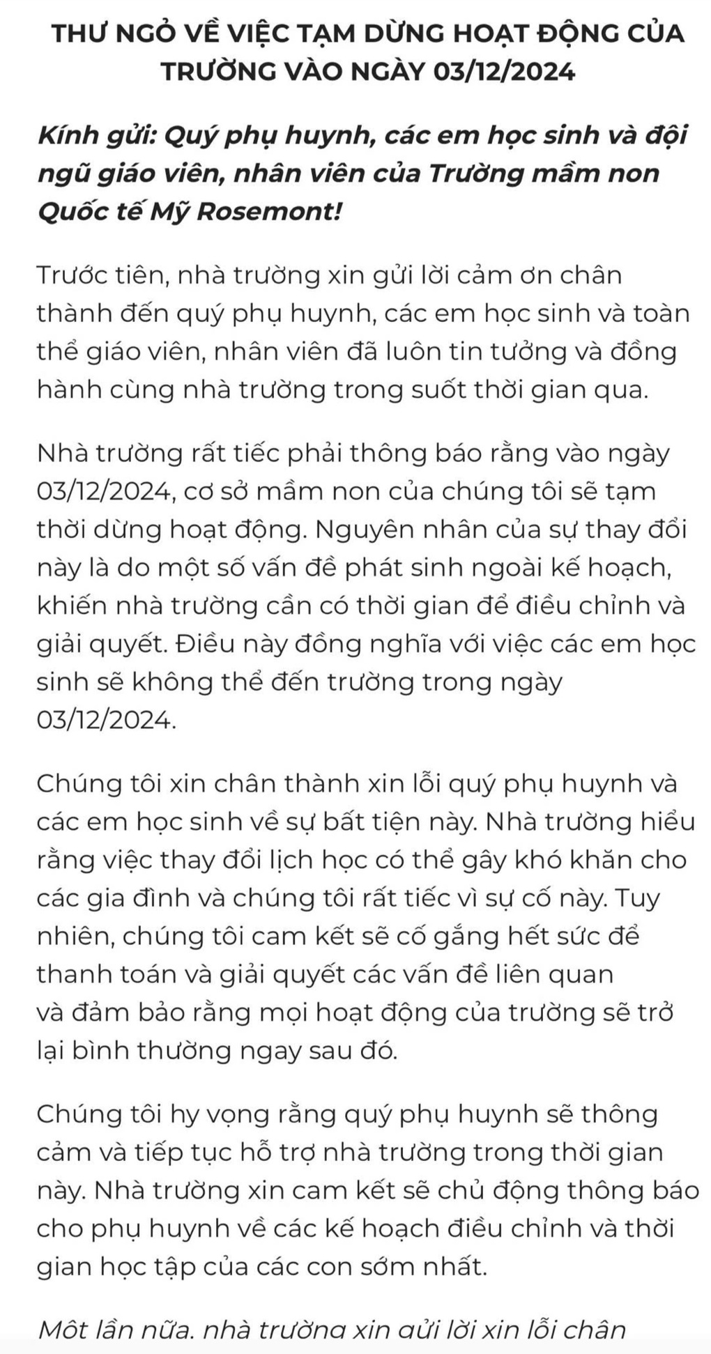 Vụ giáo viên mầm non quốc tế Mỹ đồng loạt nghỉ dạy: Phòng GDĐT vào cuộc - 2