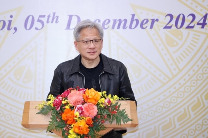 Chủ tịch NVIDIA Jensen Huang. (Ảnh: Nhật Bắc)