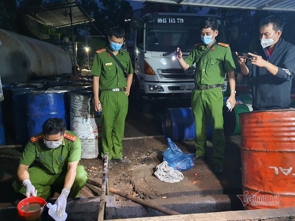 Chủ cơ sở tái chế dầu 'lậu' ở Bà Rịa - Vũng Tàu thu lợi hàng trăm triệu đồng