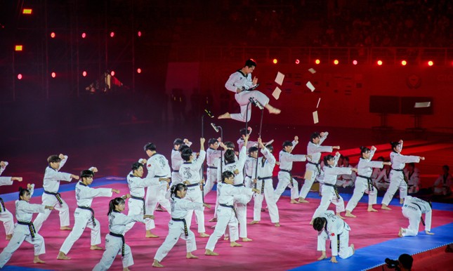 Ấn tượng lễ khai mạc giải Taekwondo Cảnh sát châu Á ảnh 8