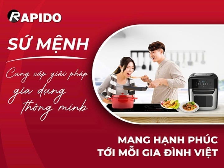 Sản phẩm của Rapido hướng tới chất lượng tốt, giá thành phải chăng.