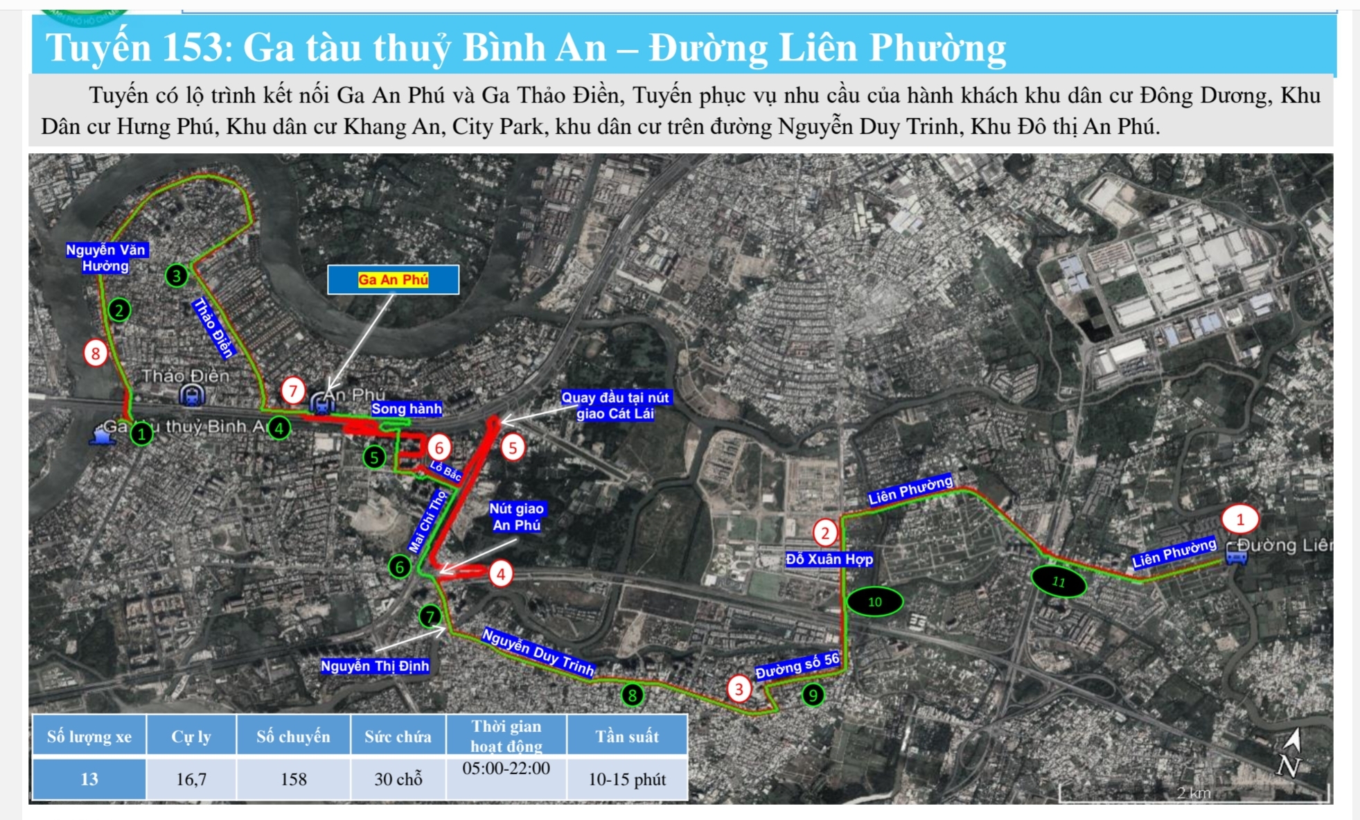 Chi tiết lộ trình 17 tuyến xe buýt điện kết nối metro số 1- Ảnh 2.