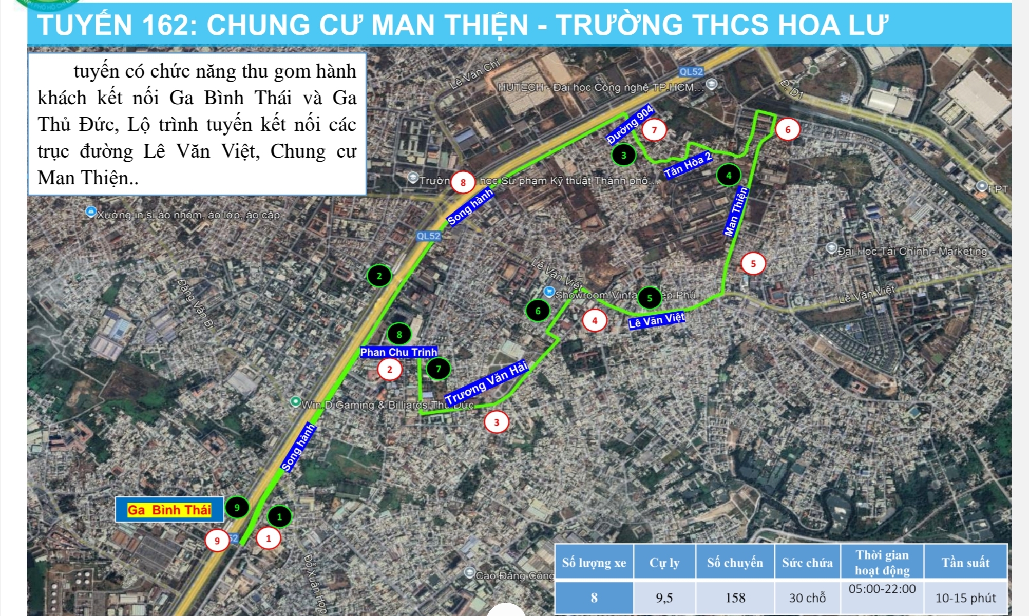 Chi tiết lộ trình 17 tuyến xe buýt điện kết nối metro số 1- Ảnh 11.