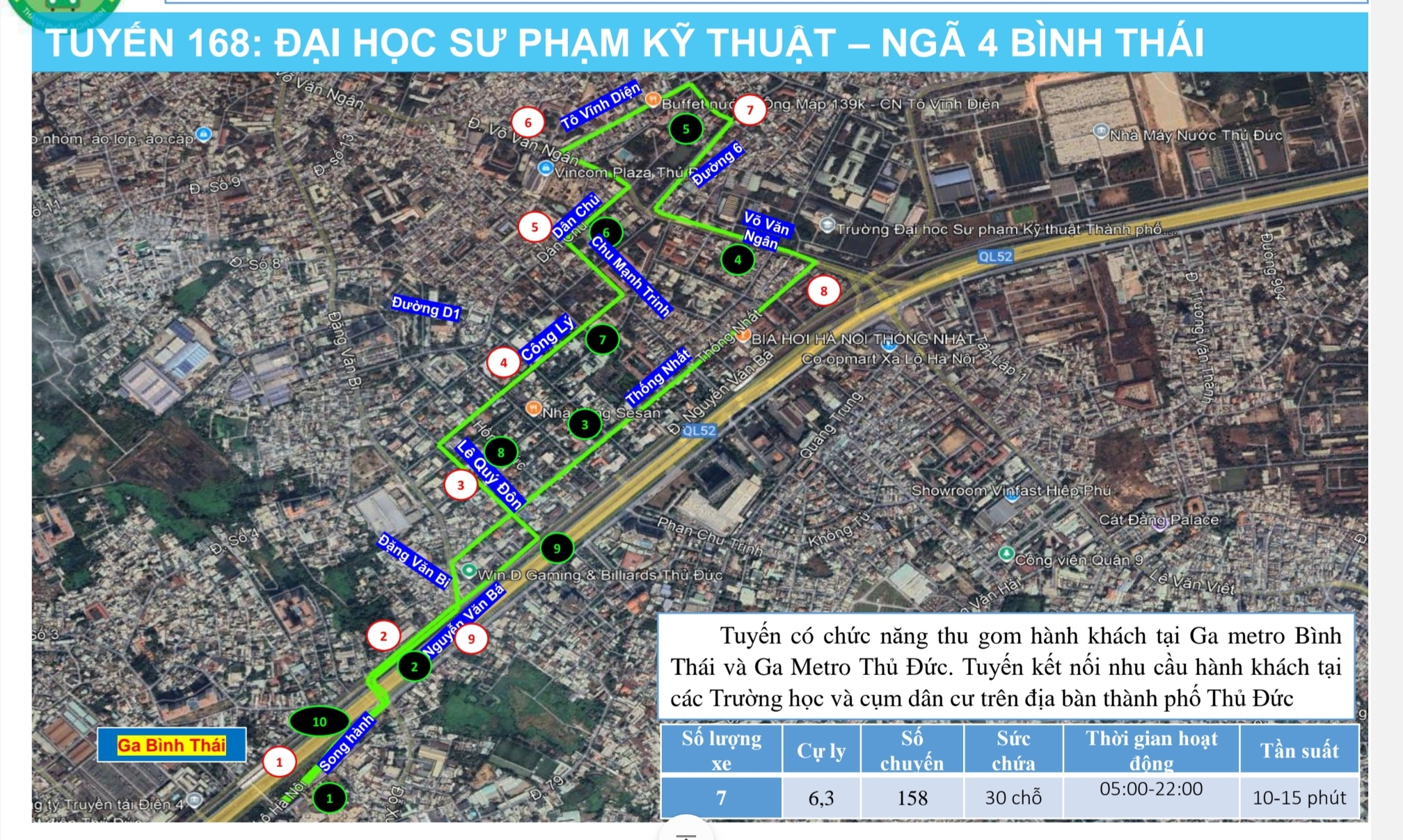 Chi tiết lộ trình 17 tuyến xe buýt điện kết nối metro số 1- Ảnh 17.