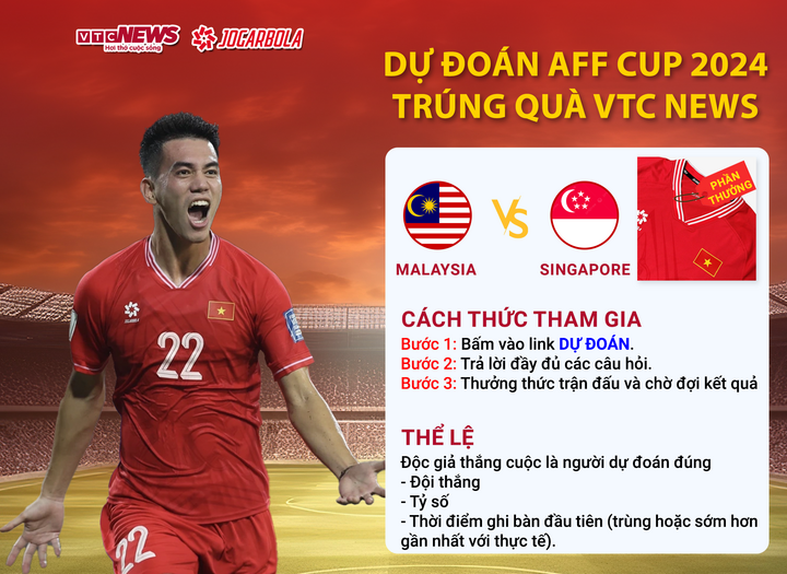 Cách tham gia dự đoán AFF Cup 2024 trên VTC News