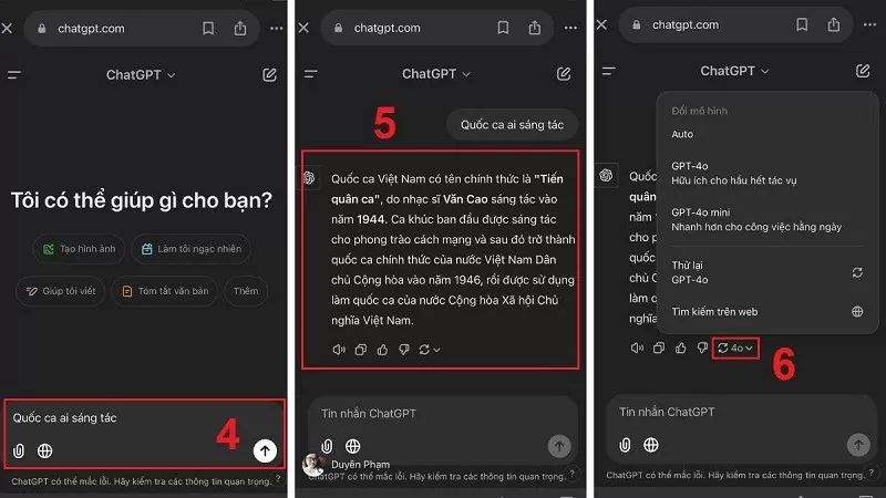 Mách bạn cách sử dụng ChatGPT-4o đơn giản trên điện thoại, máy tính