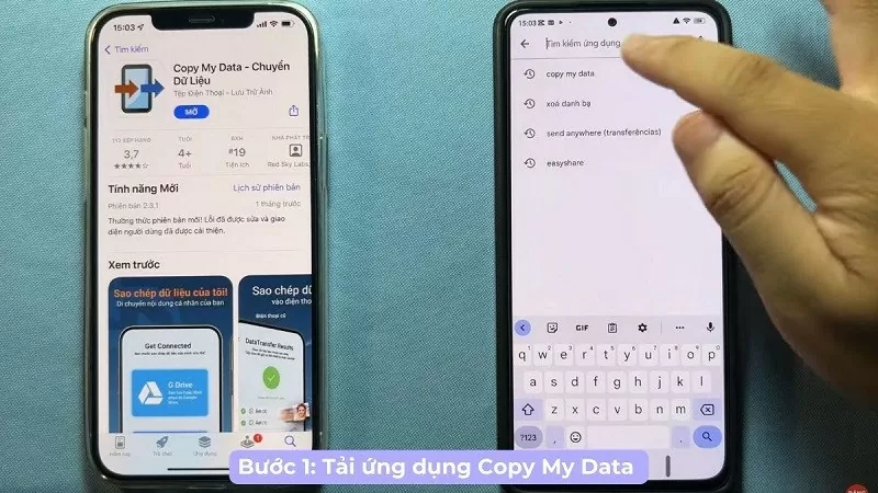 Hướng dẫn chuyển dữ liệu iPhone sang Android nhanh chóng, an toàn