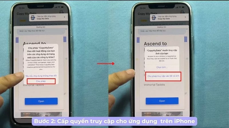 Hướng dẫn chuyển dữ liệu iPhone sang Android nhanh chóng, an toàn