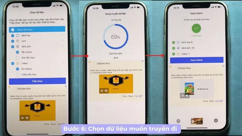 Hướng dẫn chuyển dữ liệu iPhone sang Android nhanh chóng, an toàn