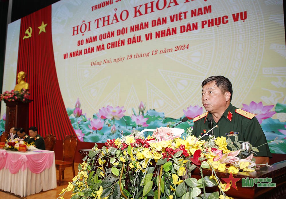 Hội thảo khoa học “80 năm Quân đội nhân dân Việt Nam vì nhân dân mà chiến đấu, vì nhân dân phục vụ”