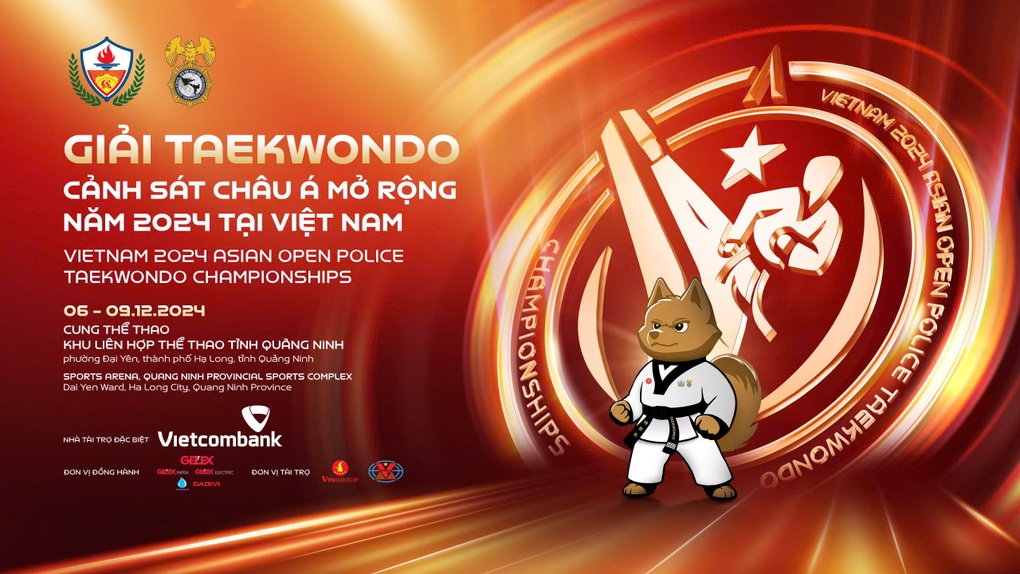 Ấn tượng giải Taekwondo Cảnh sát châu Á mở rộng năm 2024 - 1