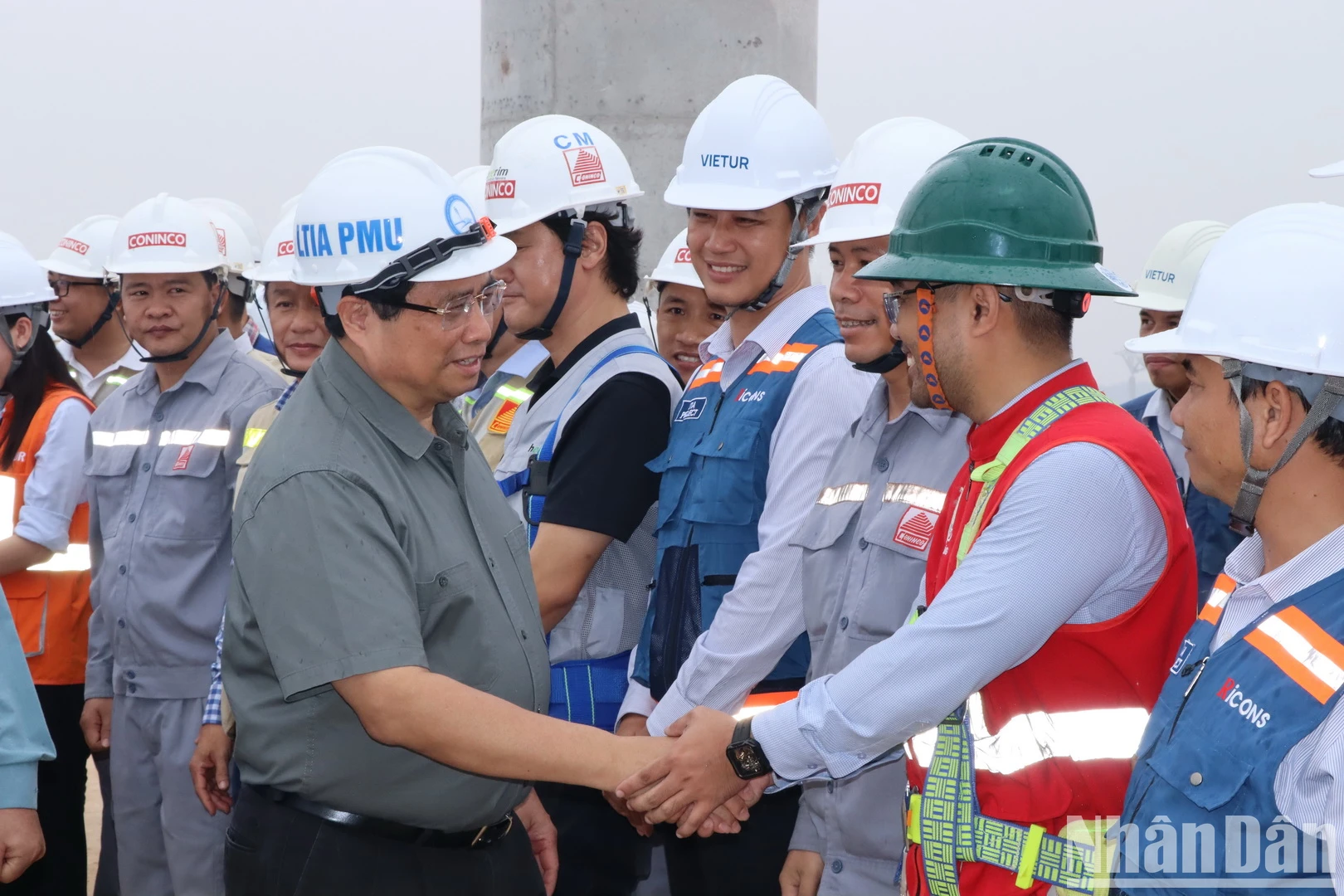 [Ảnh] Thủ tướng Phạm Minh Chính kiểm tra tiến độ sân bay Long Thành ảnh 1