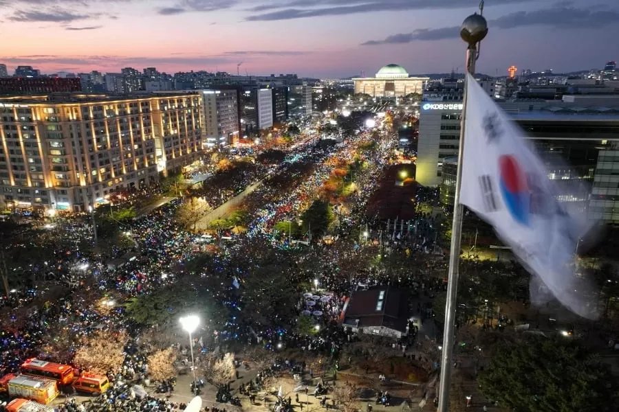 Hàn Quốc: Quốc hội sẽ điều tra về lệnh thiết quân luật, Tổng thống Yoon Suk Yeol khó thoát luận tội?. (Nguồn: Yonhap)