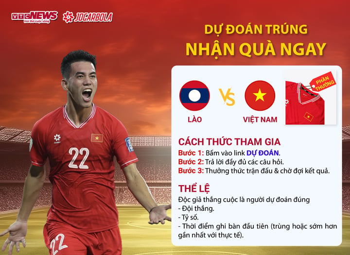 Dự đoán AFF Cup 2024 trúng quà VTC News: Lào vs Việt Nam