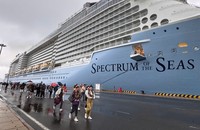 Tàu biển quốc tế SPECTRUM OF THE SEAS đến Cảng quốc tế Cam Ranh.