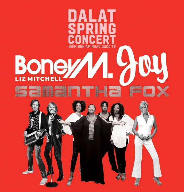 Sống lại không khí thập niên 80 cùng đêm nhạc của Boney M, Joy và Samantha Fox tại Đà Lạt - Ảnh 1.